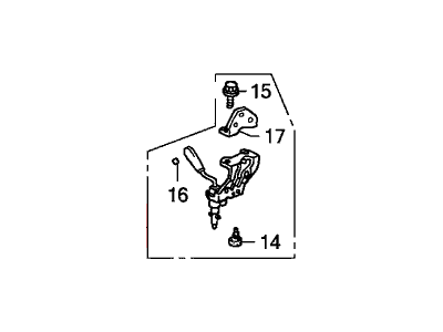 Honda 85200-S2A-902 Lock Assy., R. Roof Side