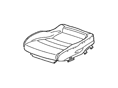 Front Lapis Honda Genuine 81531-S84-A12ZA Seat Cushion Trim Cover Left 