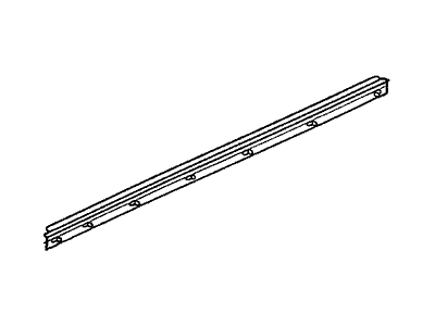 Honda 72375-S2A-003 Weatherstrip, L. Door (Inner)