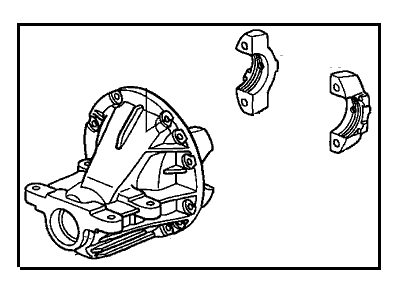 Honda 41120-PCZ-023 Carrier Assembly, Differential