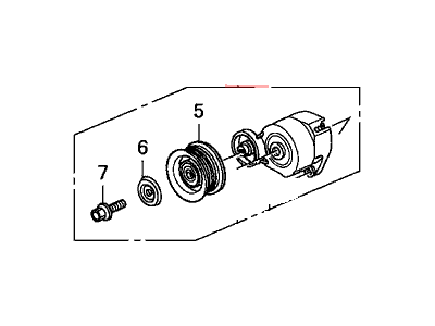 Honda 31170-PCX-003 Tensioner Assy., Auto