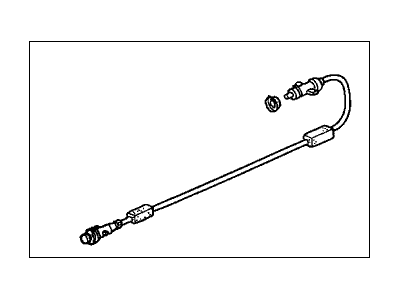 Honda 74411-S2A-A00 Cable, Fuel Lid Opener