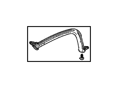 Honda 85180-S2A-902 Weatherstrip, L. Roof Side Door