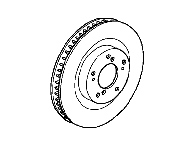 Honda 45251-S2A-000 Disk, Front Brake (16")