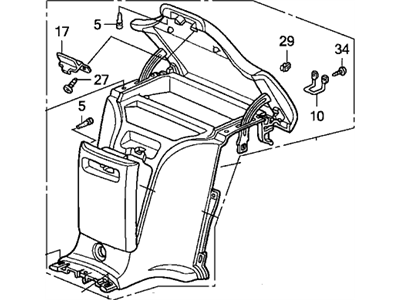 Honda 84570-S2A-A01ZA