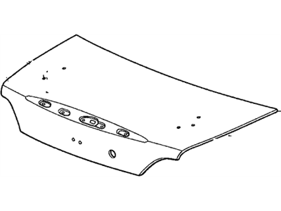 Honda 68500-S2A-A80ZZ Lid, Trunk (DOT)