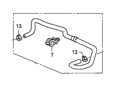 Honda 46402-S2A-A03 Tube Assy., Master Power