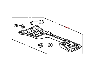 Honda 77300-S2A-A50ZA Cover Assy., Instrument Driver(Lower) *NH167L* (GRAPHITE BLACK)