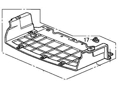 Honda 74112-S2A-010 Cover, FR. (Lower)