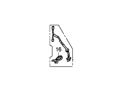 Honda 32119-S2A-000 Sub-Wire, RR. Defroster