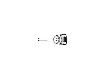 Honda 35111-S2A-309 Key, Immobilizer (Main)(Blank)