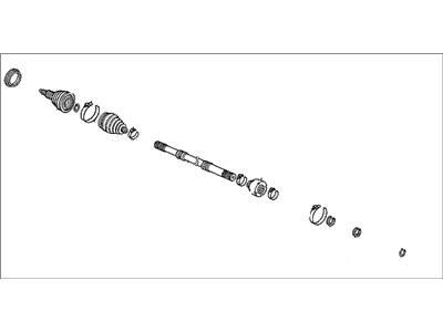 Honda 44010-SF1-974 Driveshaft Set (R/L)