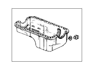 1988 Honda Prelude Oil Pan - 11200-PK1-010