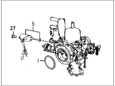 Honda Prelude Carburetor - 16102-PK1-A11