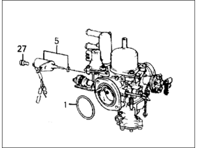 1988 Honda Prelude Carburetor - 16102-PK1-691