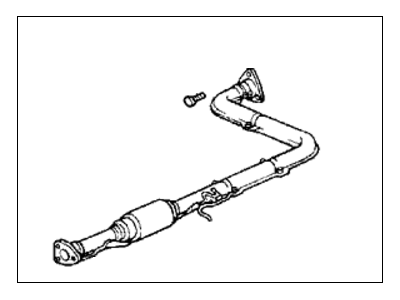 Honda Prelude Exhaust Pipe - 18220-SF1-A04