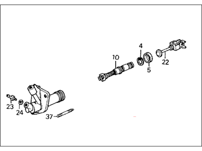 Honda 46920-SF1-A03 Master Cylinder Assembly, Clutch