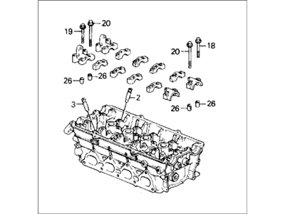 Honda 12100-PK3-A00 Cylinder Head Assembly