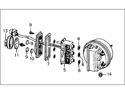 1991 Honda Prelude Cruise Control Servo - 36520-PK1-A01