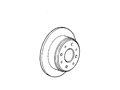 1988 Honda Prelude Brake Disc - 42510-SE0-000