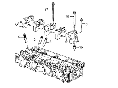 Honda 12100-PK1-010 Cylinder Head Assembly