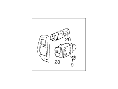 Honda Prelude Cruise Control Switch - 35831-SF1-A51