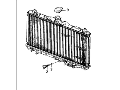 1988 Honda Prelude Radiator - 19010-PK1-675