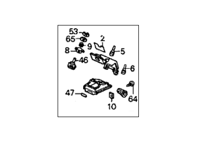 Honda 77750-SF1-A01ZA Pocket Assy., Coin *NH83L* (OFF BLACK)