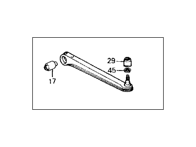 Honda 52355-SF1-A01 Arm B, Right Rear (Lower)