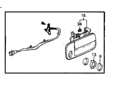 Honda 72140-SF1-A04ZB