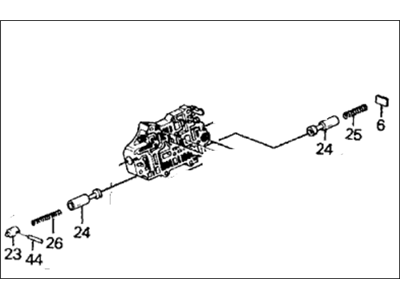 Honda Prelude Valve Body - 27705-PK4-020