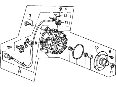 Honda Prelude A/C Compressor - 38810-PK3-A01