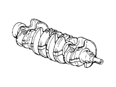 1991 Honda Prelude Crankshaft - 13310-PH3-020