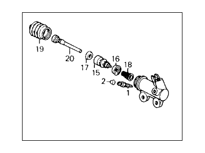 Honda Prelude Clutch Slave Cylinder - 46930-SF1-003