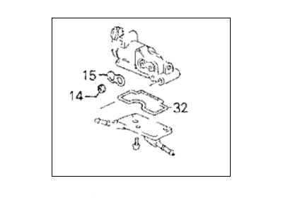 Honda 36450-PK3-A02 Valve Assembly, Electronic Air Control