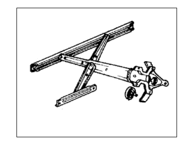 Honda Prelude Window Regulator - 72251-SF1-J01