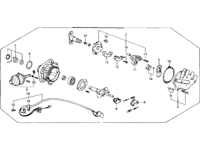 1990 Honda Prelude Distributor - 30100-PK1-681