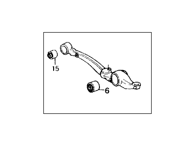 1991 Honda Prelude Control Arm - 52360-SF1-000