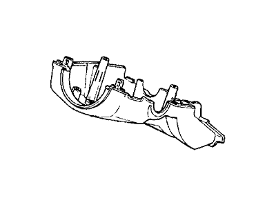 Honda Prelude Steering Column Cover - 77361-SF1-013ZA