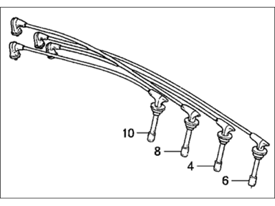 Honda 32722-PK3-405 Wire, Ignition