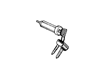 1989 Honda Prelude Ignition Lock Cylinder - 35131-SB0-671