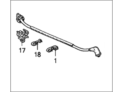 1989 Honda Prelude Spark Plug Wire - 32723-PK1-660