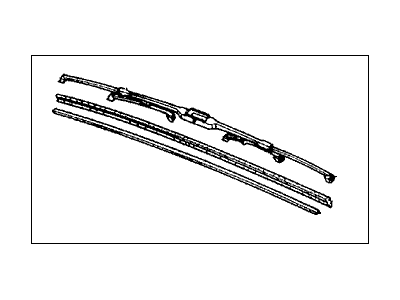 Honda 76630-SH2-G02 Blade, Windshield Wiper (Passenger Side)