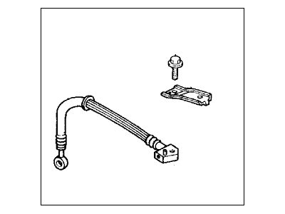 1991 Honda Prelude Brake Line - 57380-SF1-806