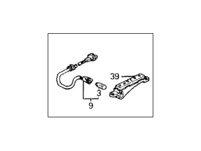 1989 Honda Prelude Shift Indicator - 54210-SF1-A81