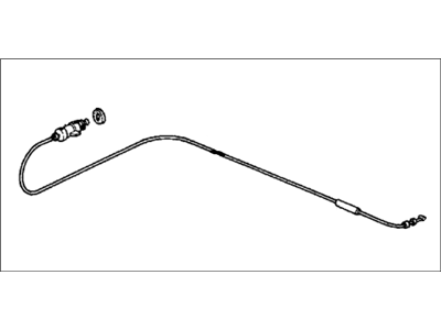 1990 Honda Prelude Fuel Door Release Cable - 74411-SF1-A01