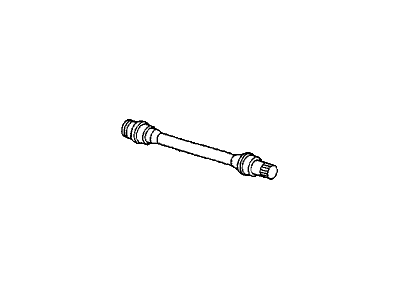 Honda 44510-SF1-010 Shaft, Half