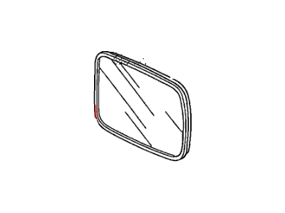 Genuine Honda Driver Side Mirror Glass - 76253-T0A-A01 For HR-V (16-18) & CR-V (12-16)