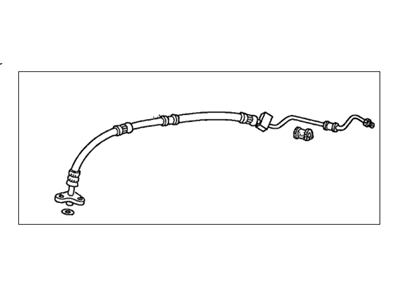Power Steering Pressure Hose For Honda Civic 2001-2002 1.7L - Replaces 53713-S5D-A05