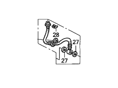 Honda 01465-SCV-A00 Hose Set, Left Front Brake